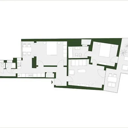 Marvelous Park View - Big Terrace - 2bdr Lejlighed